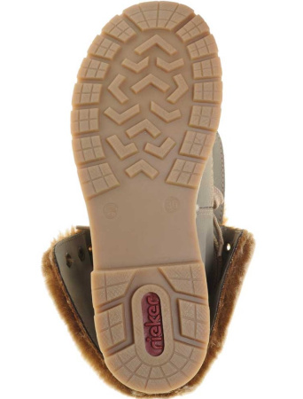 Ботинки  Rieker  серый  кожа/текстиль Z-89044 фото в интернет-магазине | Omadey.ru