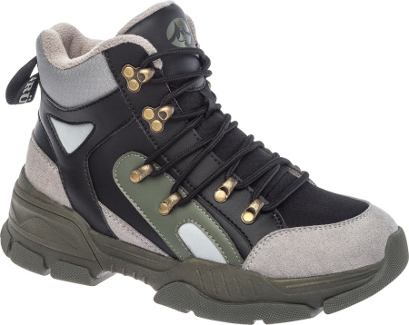 Ботинки  Grunberg  хаки  кожа искусств./оксфорд Z-8968 фото в интернет-магазине | Omadey.ru