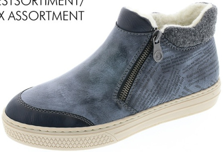 Ботинки  Rieker  синий  кожа искусств. Z-6352 фото в интернет-магазине | Omadey.ru