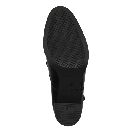 Туфли  Tamaris  черный  кожа Z-400381 фото в интернет-магазине | Omadey.ru