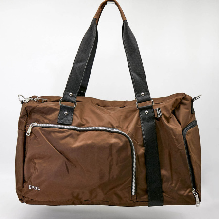 Сумка  Epol  коричневый  текстиль c11546 фото в интернет-магазине | Omadey.ru