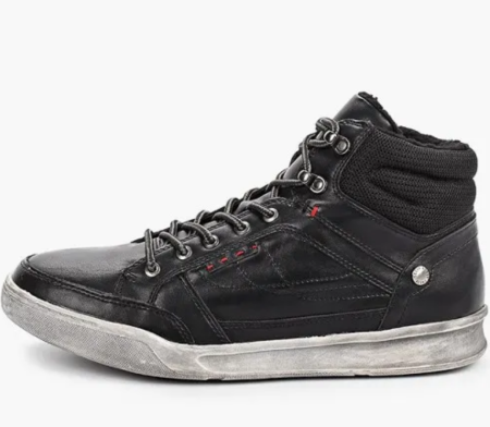 Ботинки  Keddo  черный  кожа искусств. Z-8992 фото в интернет-магазине | Omadey.ru