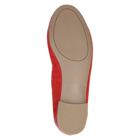 Балетки  Caprice  красный  кожа F-90372 фото в интернет-магазине | Omadey.ru