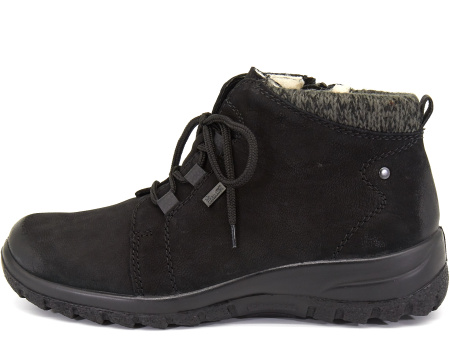 Ботинки  Rieker  черный  кожа/кожа искусств./текстиль Z-8198 фото в интернет-магазине | Omadey.ru