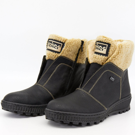 Ботинки  Rieker  коричневый  кожа искусств. Z-7723 фото в интернет-магазине | Omadey.ru