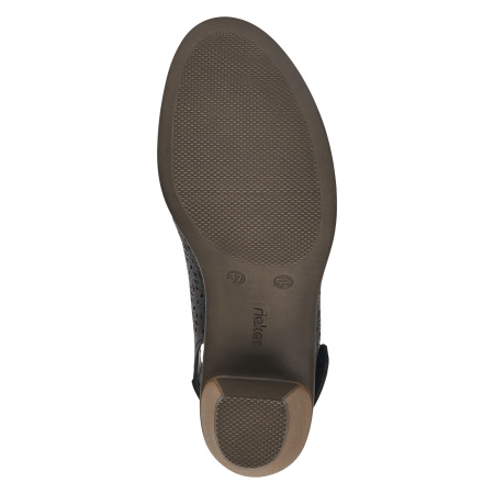 Туфли летние  Rieker  черный  кожа/кожа искусств. F-400521 фото в интернет-магазине | Omadey.ru