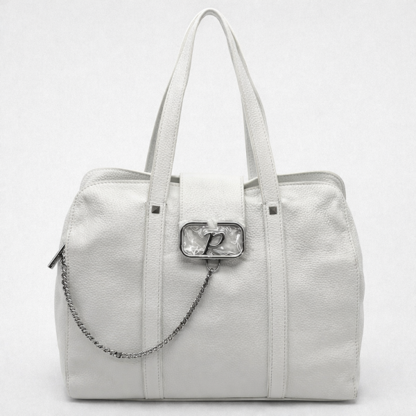 Фото Сумка  Polina&Eiterou  белый  кожа c10780-white