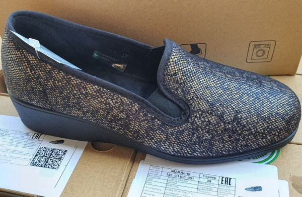 Фото Туфли  Imara ORTO  черный  текстиль Z-100061