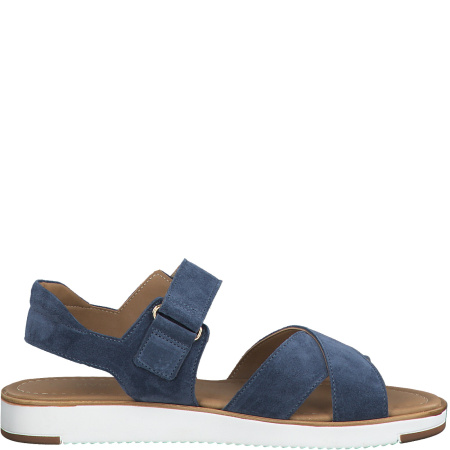 Сандалии  Marco Tozzi  джинс  кожа F-80938 фото в интернет-магазине | Omadey.ru