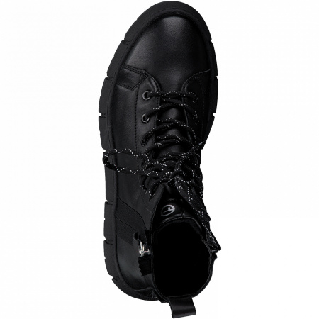 Ботинки  Tamaris  черный  кожа Z-100485 фото в интернет-магазине | Omadey.ru