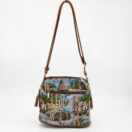 Сумка женская Omadey бежевый гобелен c10868 фото в интернет-магазине | Omadey.ru