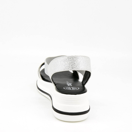 Сандалии  Betsy  серебряный  кожа искусств./текстиль F-80973 фото в интернет-магазине | Omadey.ru