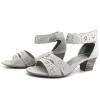 Босоножки  Jana  серый  текстиль F-7292 фото в интернет-магазине | Omadey.ru