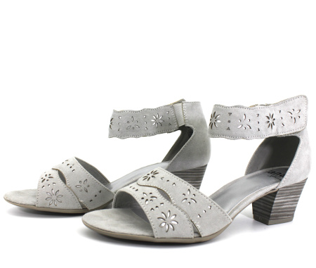 Босоножки  Jana  серый  текстиль F-7292 фото в интернет-магазине | Omadey.ru