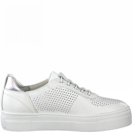 Кроссовки  женские Tamaris  белый  кожа F-90517 фото в интернет-магазине | Omadey.ru