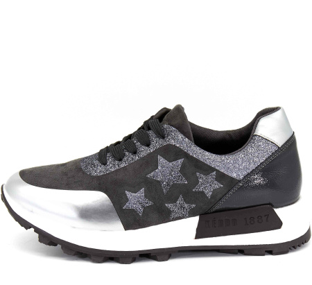 Кроссовки  Keddo  серый  замша искусств. Z-8635 фото в интернет-магазине | Omadey.ru