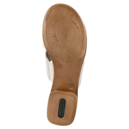 Шлепанцы  Remonte  бежевый  кожа F-400198 фото в интернет-магазине | Omadey.ru