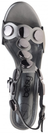 Босоножки  Betsy  серебряный  кожа искусств. F-70954 фото в интернет-магазине | Omadey.ru