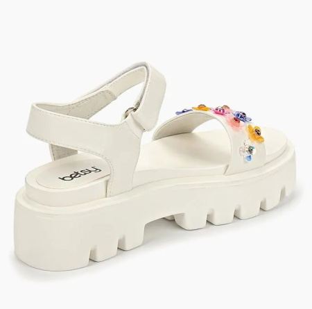 Сандалии  Betsy  белый  кожа искусств. F-70938 фото в интернет-магазине | Omadey.ru