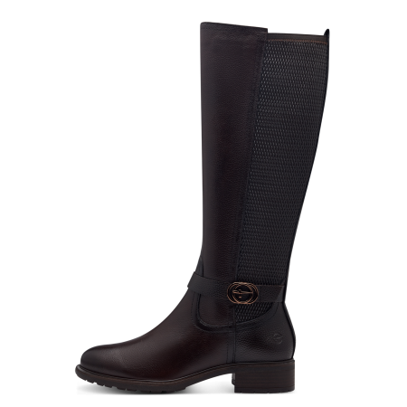 Сапоги  Tamaris  коричневый  кожа Z-400619 фото в интернет-магазине | Omadey.ru