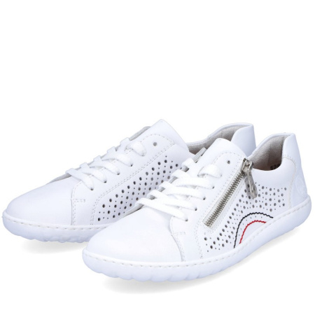 Кеды  Rieker  белый  кожа/кожа искусств. F-400090 фото в интернет-магазине | Omadey.ru