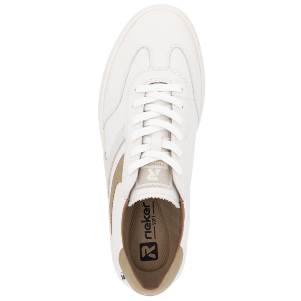 Фото Кроссовки Rieker-Sport белый кожа/кожа искусств. F-400042 мужские Фото Кроссовки Rieker-Sport белый кожа/кожа искусств. F-400042 мужские