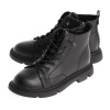 Ботинки  Baden  черный  кожа Z-100321 фото в интернет-магазине | Omadey.ru
