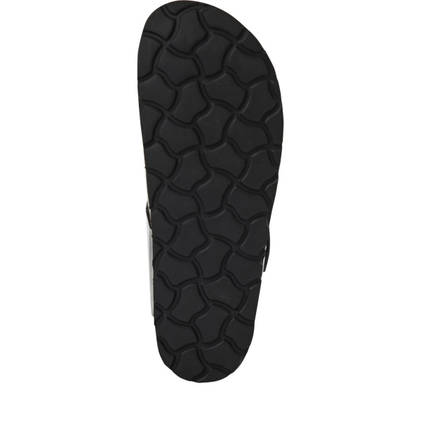 Фото Шлепанцы  Marco Tozzi  серебряный  кожа F-400825