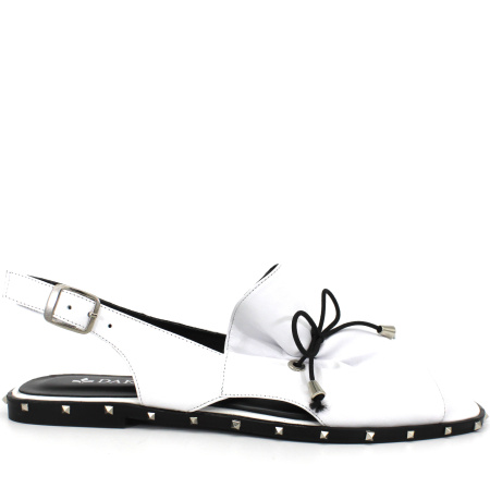 Сандалии  Dakkem  белый  кожа F-7654 фото в интернет-магазине | Omadey.ru