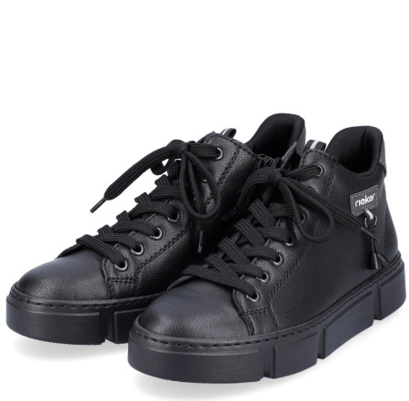 Ботинки  Rieker  черный  кожа/кожа искусств. Z-200067 фото в интернет-магазине | Omadey.ru