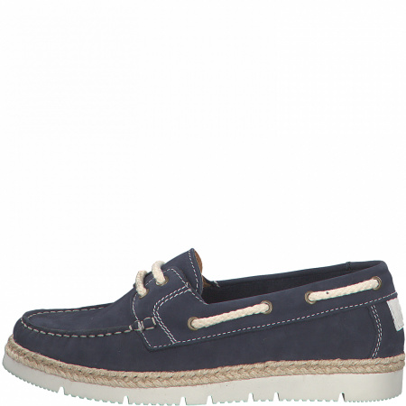 Мокасины  Tamaris  синий  кожа F-90432 фото в интернет-магазине | Omadey.ru