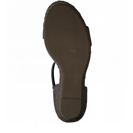 Босоножки  S.Oliver  красный  текстиль F-91004 фото в интернет-магазине | Omadey.ru