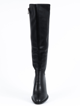 Сапоги  Baden  черный  кожа/текстиль Z-400459 фото в интернет-магазине | Omadey.ru