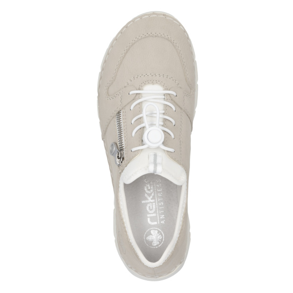 Фото Кроссовки  Rieker  бежевый  кожа искусств./текстиль F-400016