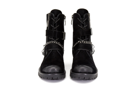 Ботинки  Betsy  черный  нубук искуств. Z-8376 фото в интернет-магазине | Omadey.ru