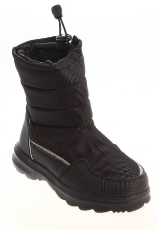 Ботинки  Tesoro  черный  кожа искусств./оксфорд Z-89055 фото в интернет-магазине | Omadey.ru