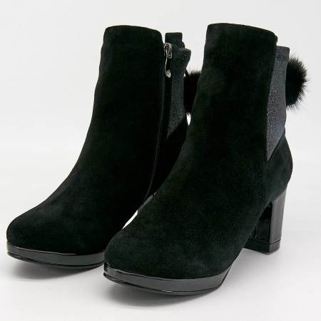 Ботинки  Balex  черный  велюр натуральный Z-7440 фото в интернет-магазине | Omadey.ru