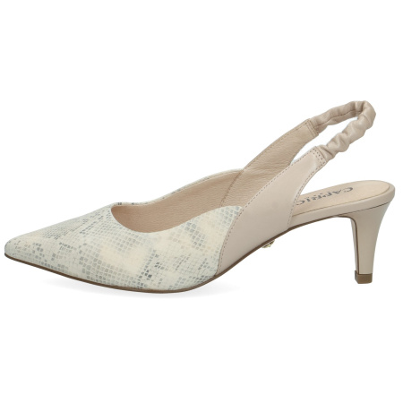 Слингбэки  Caprice  бежевый  кожа F-100313 фото в интернет-магазине | Omadey.ru Слингбэки  Caprice  бежевый  кожа F-100313 фото в интернет-магазине | Omadey.ru