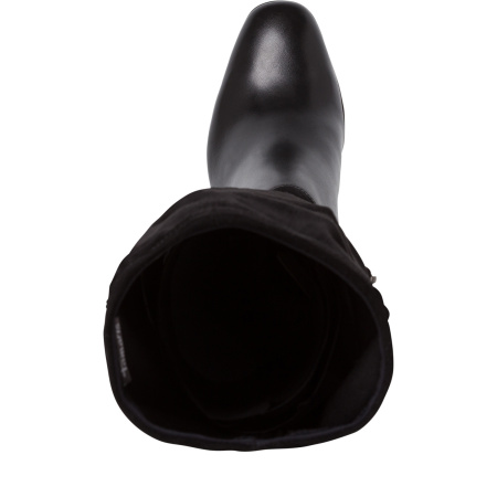 Ботфорты  Tamaris  черный  текстиль Z-90410 фото в интернет-магазине | Omadey.ru