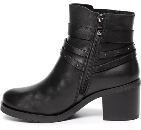 Ботильоны  Caprice  черный  кожа Z-8785 фото в интернет-магазине | Omadey.ru