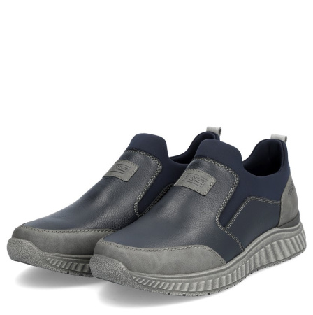 Кроссовки  Rieker  синий  кожа/кожа искусств. F-300227 фото в интернет-магазине | Omadey.ru