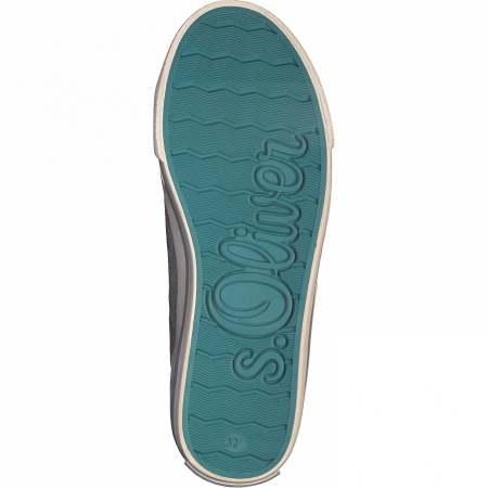 Кеды  женские S.Oliver  голубой  текстиль F-90447 фото в интернет-магазине | Omadey.ru