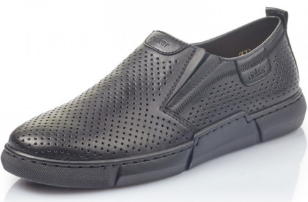 Туфли  Rieker  черный  кожа/кожа искусств. F-90131 фото в интернет-магазине | Omadey.ru