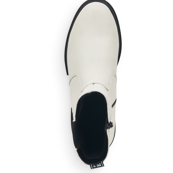 Фото Ботинки  Remonte  белый  кожа Z-100481