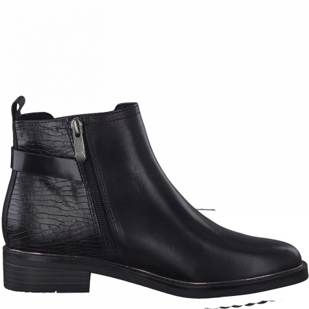 Ботинки  Marco Tozzi  черный  кожа Z-100543 фото в интернет-магазине | Omadey.ru