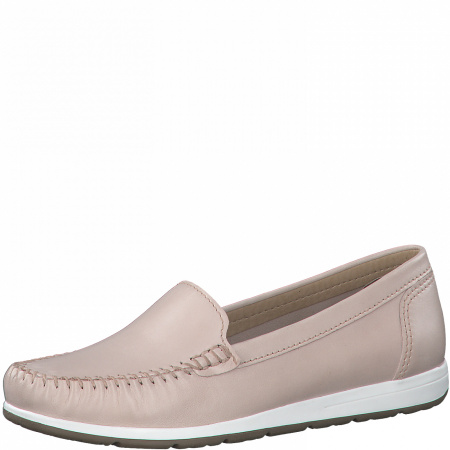 Мокасины  женские Marco Tozzi  бежевый  кожа F-100030 фото в интернет-магазине | Omadey.ru