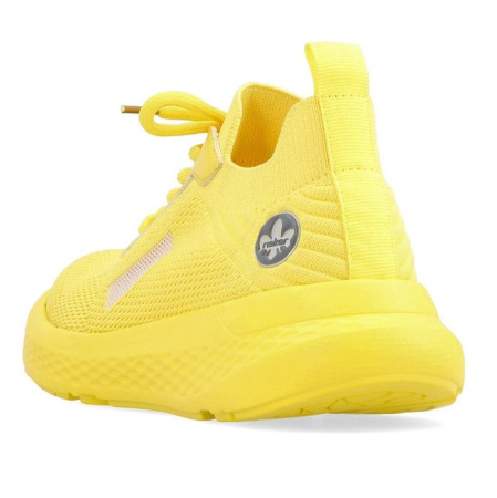 Кроссовки  женские Rieker  желтый  кожа искусств./текстиль F-90870 фото в интернет-магазине | Omadey.ru