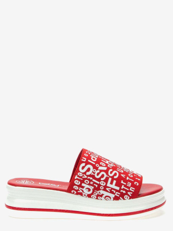 Шлепанцы  Betsy  красный  текстиль F-80983 фото в интернет-магазине | Omadey.ru