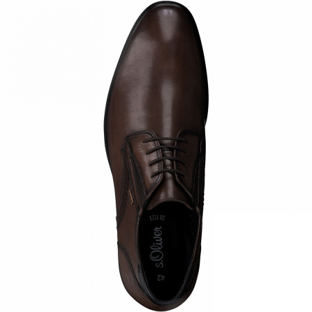 Туфли  S.Oliver  коричневый  кожа Z-100251 фото в интернет-магазине | Omadey.ru