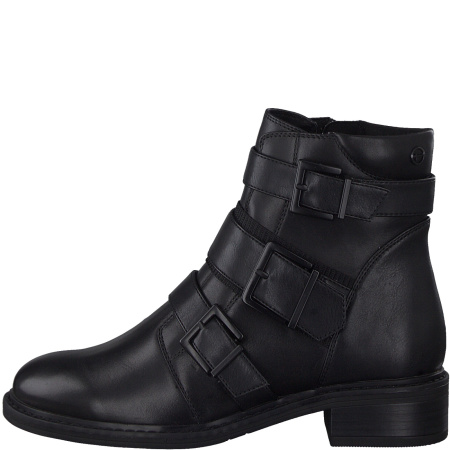 Ботинки  Tamaris  черный  кожа Z-8792 фото в интернет-магазине | Omadey.ru